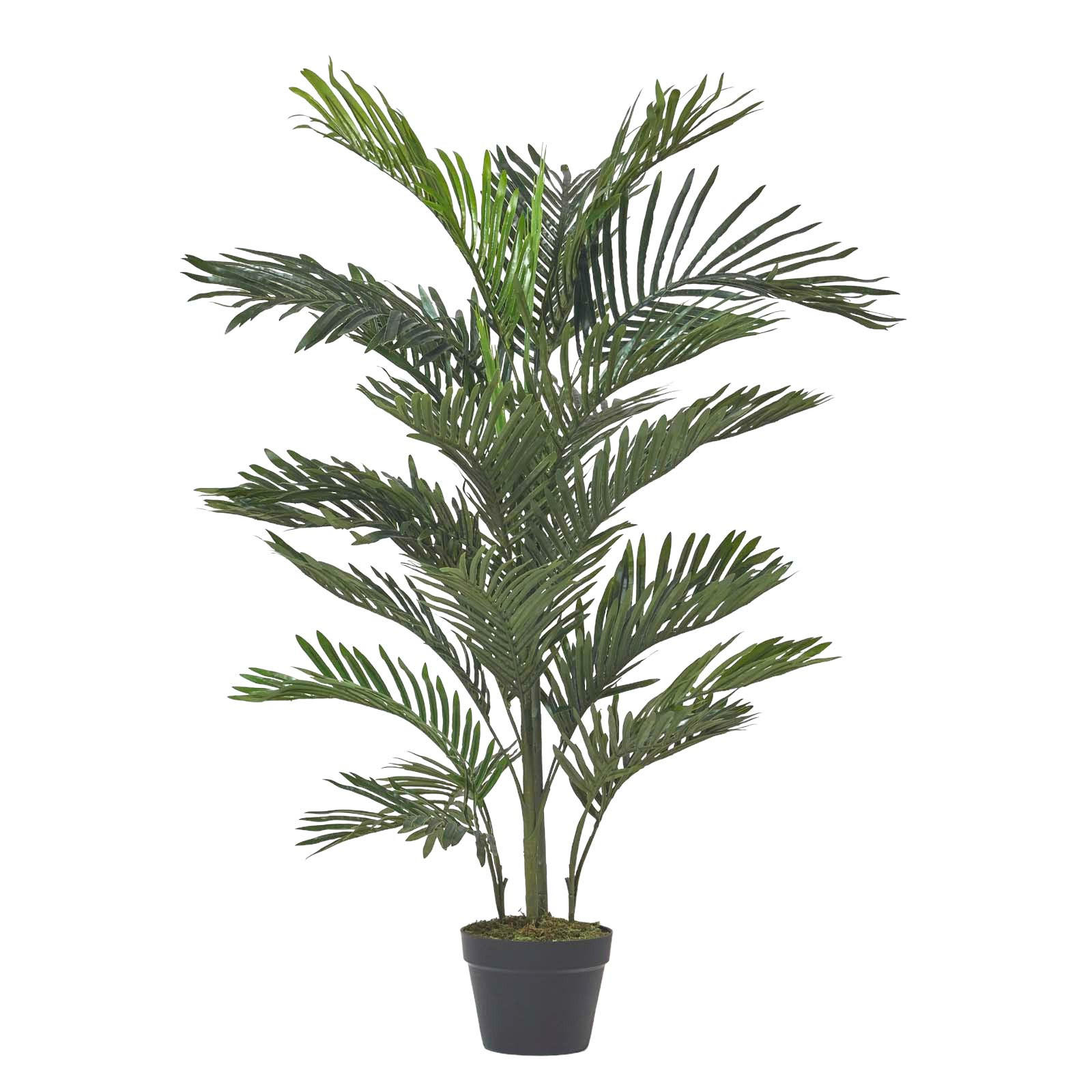 KUNSTPALME 180 cm - Grün, Kunststoff (180cm) - Homescapes