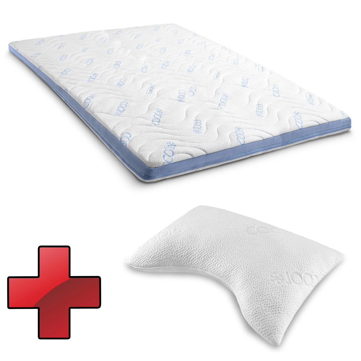 TOPPER Cool 120x200 cm - Weiß, Textil (120/200cm) - CloudComfort