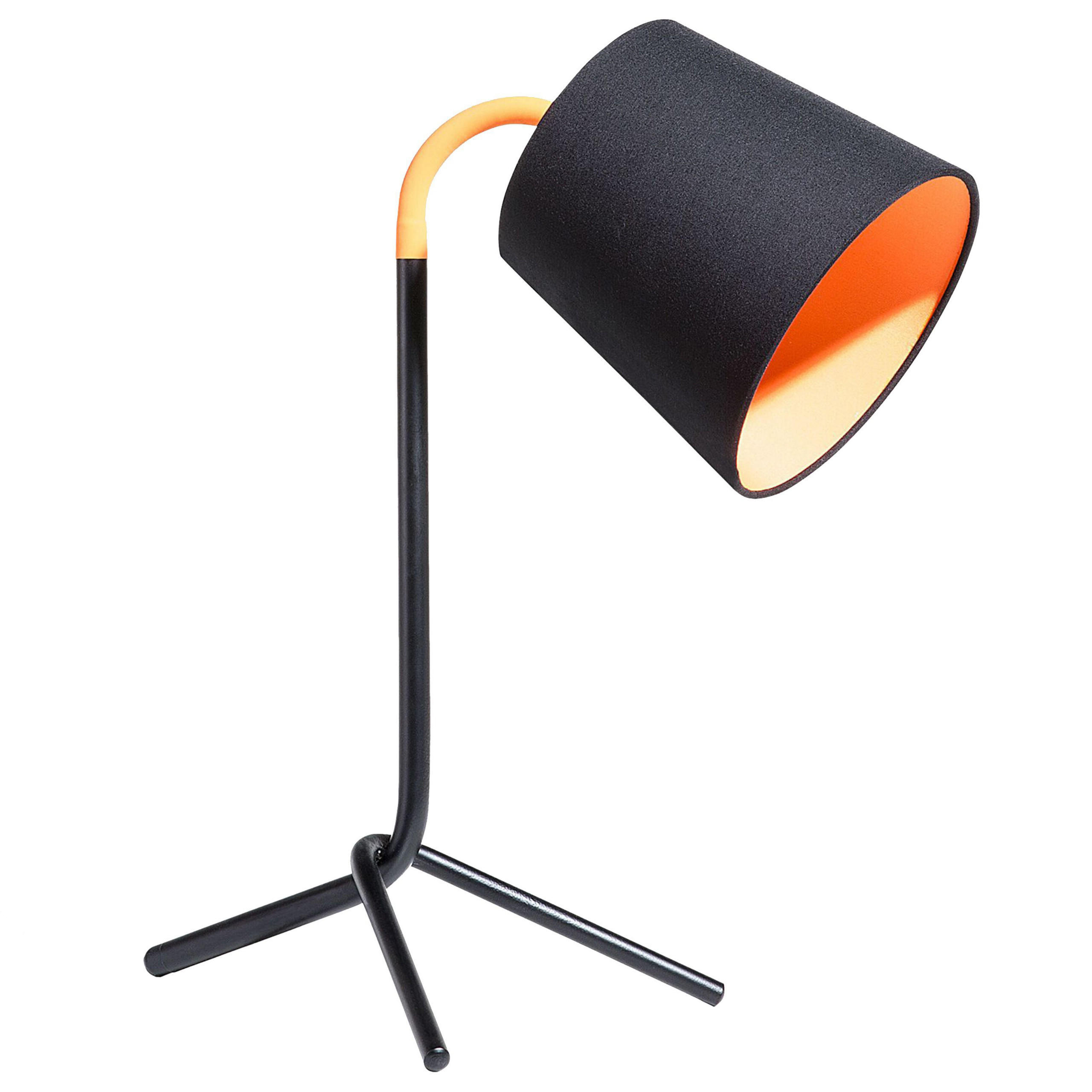 SCHREIBTISCHLAMPE Mooki 28/23/42 cm - Schwarz, Metall (28/23/42cm) - Beliani