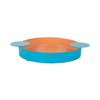 SERVIERTABLETT Double Funky 27/20/3 cm - Orange, Metall (20/3/27cm) - Present Time