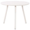 COUCHTISCH Cakot Kunststoff Weiß Beistelltisch Rund - Weiß, Kunststoff (50/50/40cm) - DELUKE