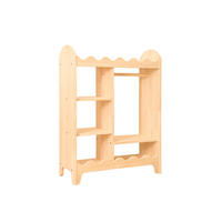 KLEIDERSCHRANK Montessori-Stil OTTO - Naturfarben, Holz (75/100/30cm) - RNT By Really Nice Things