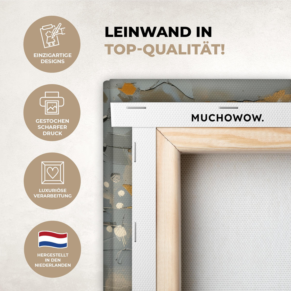 LEINWANDBILD Baum - Graffiti - Banksy-Stil - Ballon-Mädchen Deko Wohnzimmer 20x30 cm - Blaugrau, Textil (20/30cm) - MuchoWow