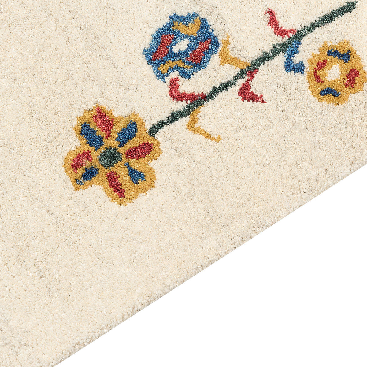 TEPPICH geflochten Husunlu 150/80 cm - Beige, Textil (80/150cm) - Beliani