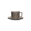 KAFFEETASSE MIT UNTERTASSE Jasper Taupe 240 ml - Taupe, Keramik (15/9/15cm) - Ritzenhoff Breker