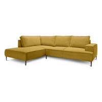 ECKSOFA May Honigeiche 275 × 44 × 195 cm - Honigeiche, Textil (275/44/195cm) - Pillovely