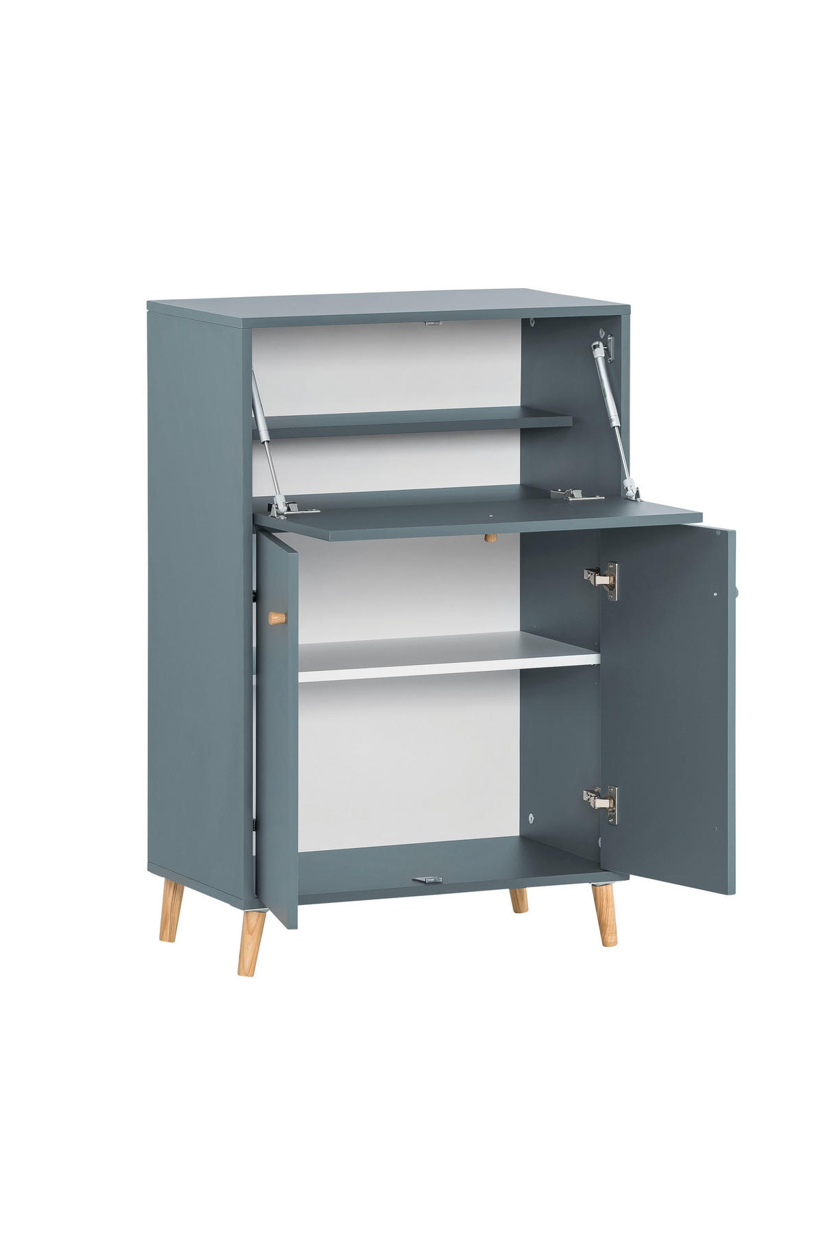 SCHREIBTISCH ausklappbar Jaguar 101,7x65,2x39 cm Blau - Blau, Holz (39/65.2/101.7cm) - PROREGAL
