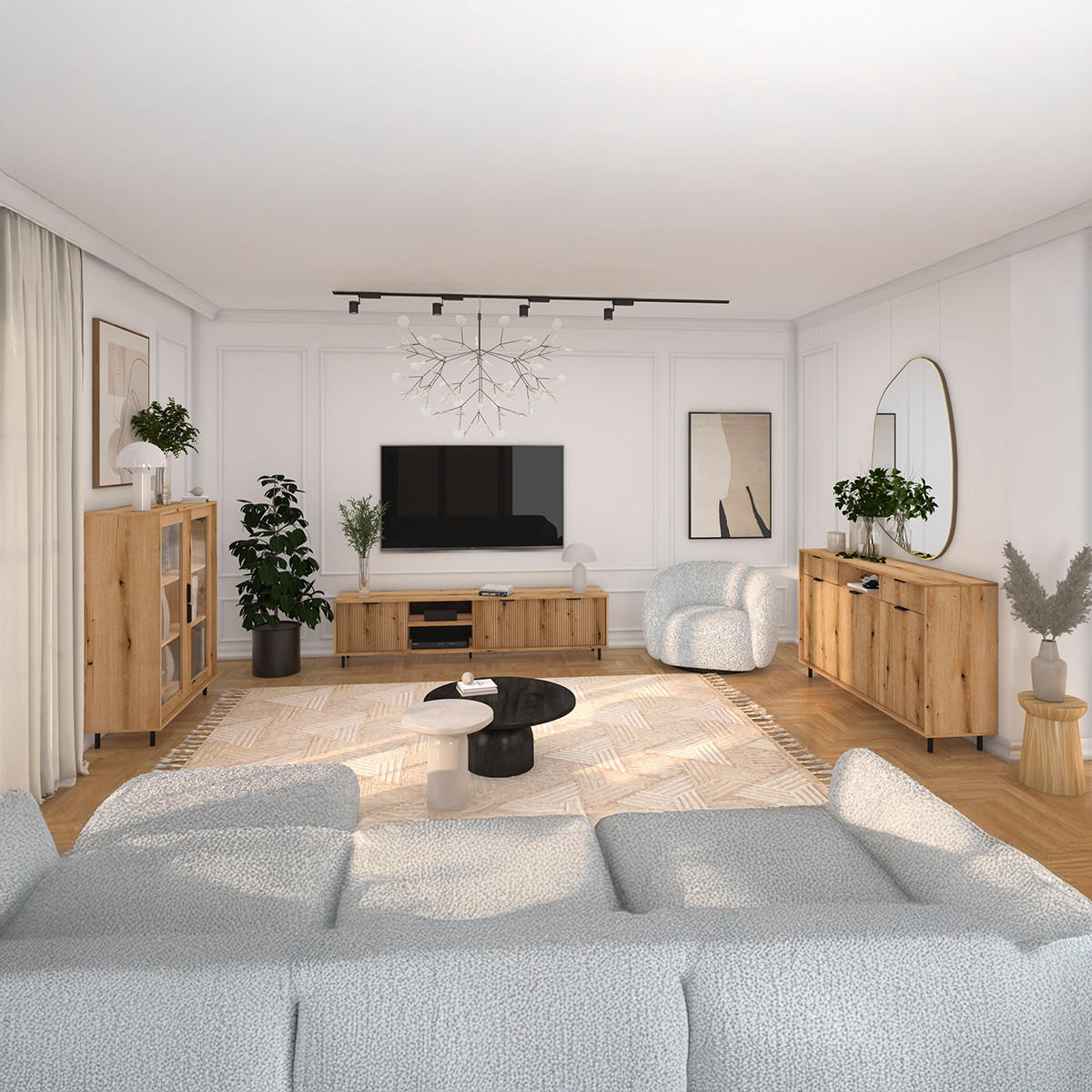 SIDEBOARD Soly Holz - Braun, Holzwerkstoff (153.4/89.7/40.3cm) - Petits-meubles