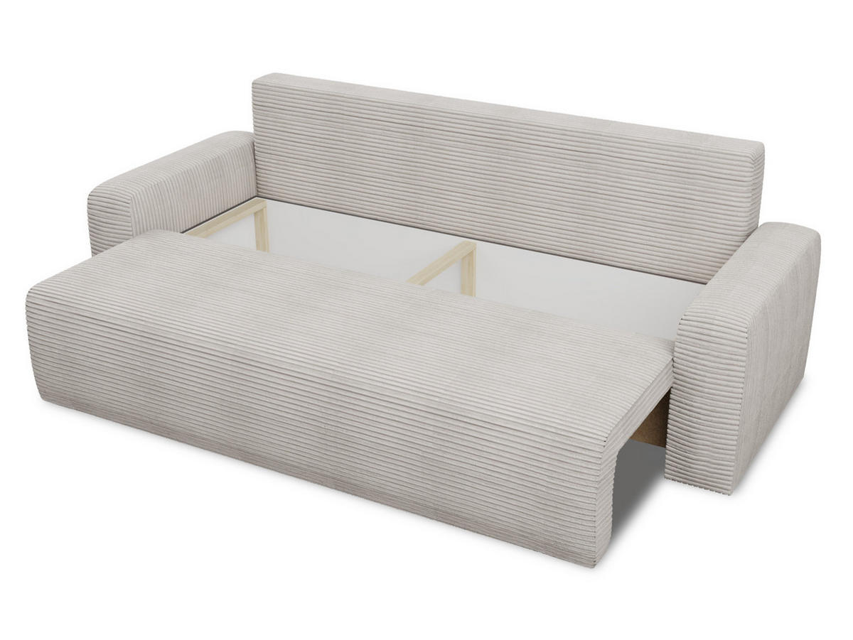 SCHLAFSOFA Spark - Schwarz, Holz/Kunststoff (236/90/95cm) - Sofnet