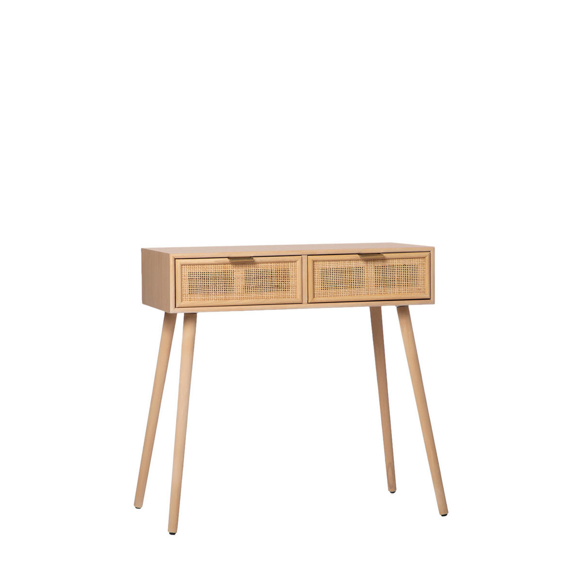 KONSOLENTISCH FÜR DIE EINGANGSHALLE Kesa Natürlich 86 cm x 80 cm - Naturfarben, Holzwerkstoff (45/86/80cm)