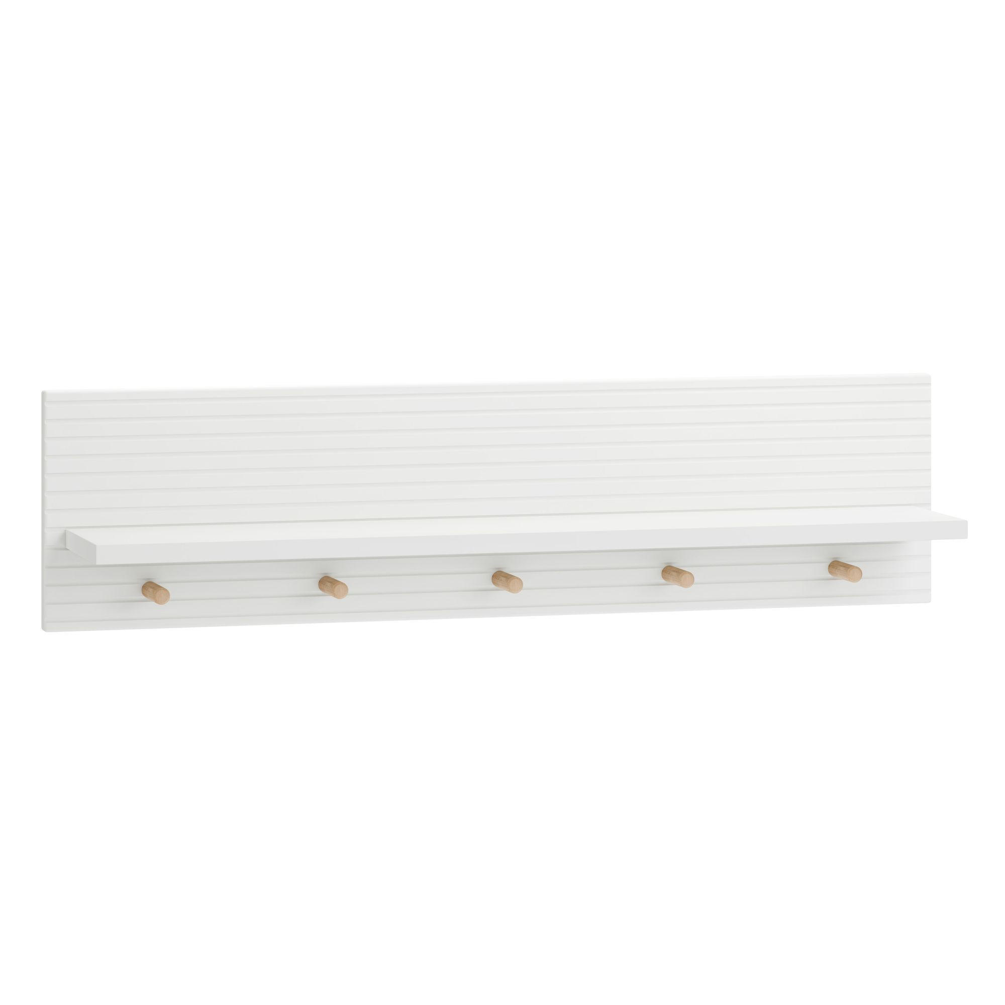 KINDER-WANDREGAL LOTTI - Weiß, Holzwerkstoff (89/23/17cm) - KONSIMO®
