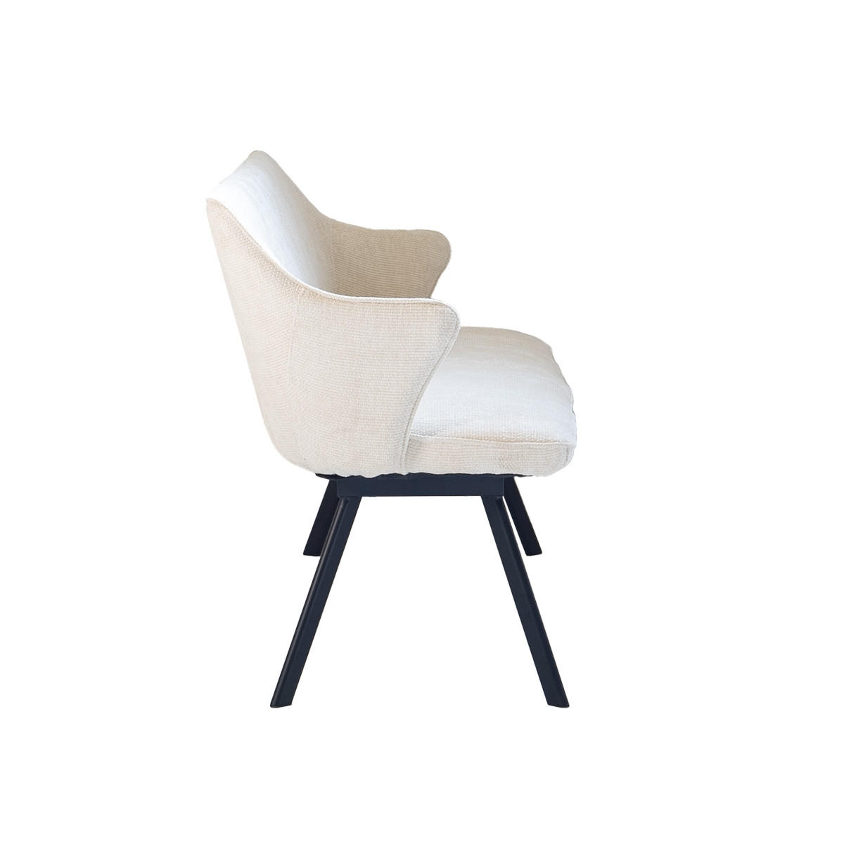 SOFA aus Stoff 3-Sitzer, beige - Beige, Textil (160/88/60cm) - Giga Meubel