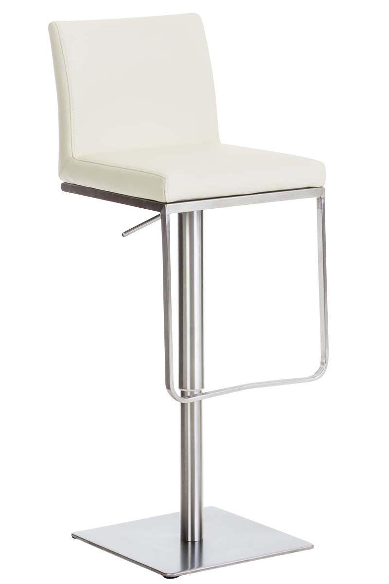 BARHOCKER Panama 58-82 cm Creme - Creme, Leder (42/86/44cm) - furnicato