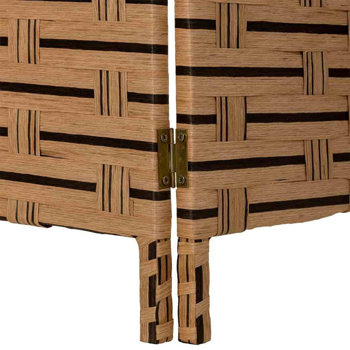 PARAVENT aus geflochtenem Papier mit 4 PANEELE, 3x180cm - Sandfarben, Papier (200/180/3cm) - Wanderlust