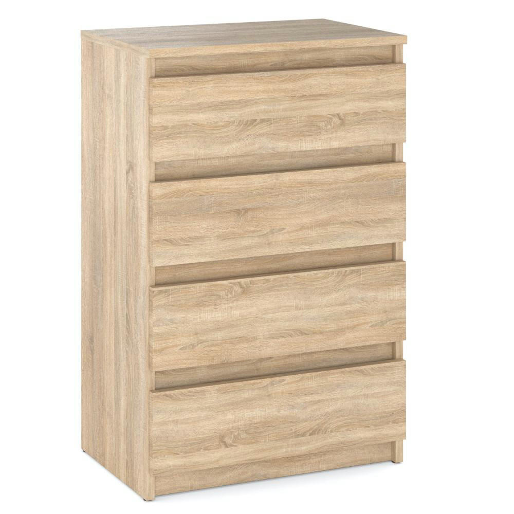 KOMMODE mit 4 Schubladen – Sonoma-Eiche - Sonoma Eiche, Holzwerkstoff (60/92.5/33.5cm) - Stiv Meble