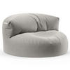 INDOOR OUTDOOR SITZSACK Lounge Sofa - Hellgrau, Textil (90/50/50cm) - Green Bean