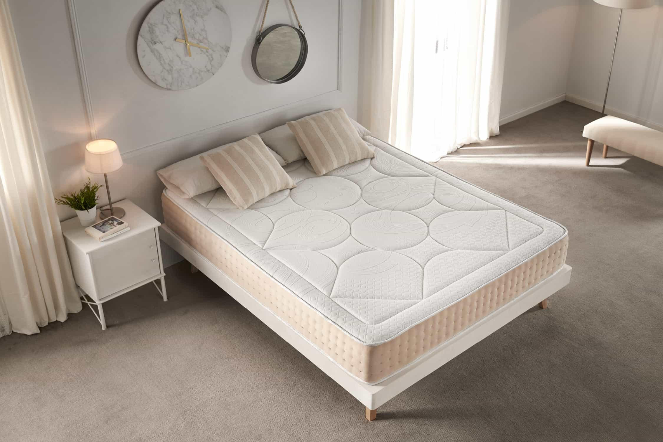 Thumbnail - Moonia Matratze, Beige, Textil, Rechteckig, 90x190 cm, Oeko-Tex®, Schlafzimmer, Matratzen Shop, Matratzen, Viscoschaumma...