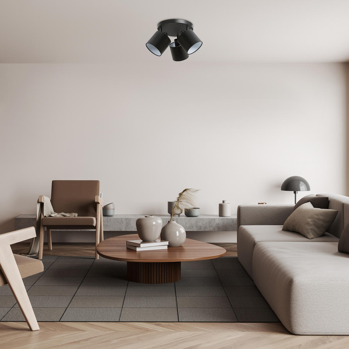 STRAHLER Anika Rd - Schwarz, Metall (14.3/12.1/19cm) - Paco Home