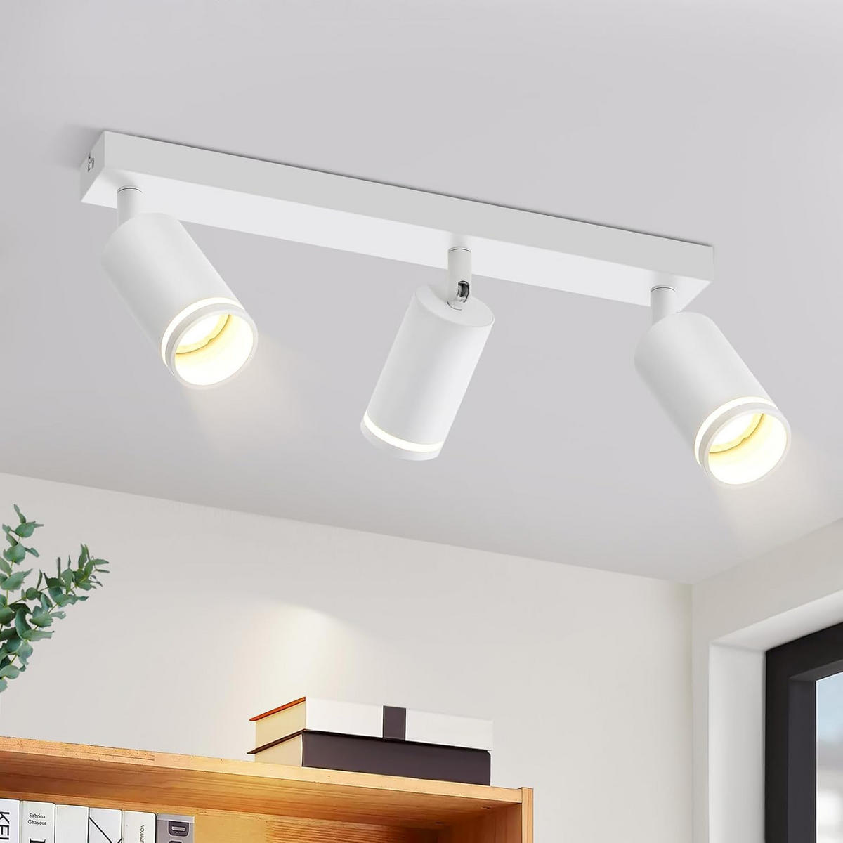 STRAHLER Fein 3-flammig 43/5/17 cm - Weiß, Metall (43/5/17cm) - ZMH