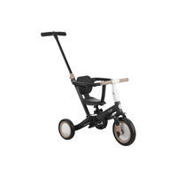DREIRAD Flip 5 in 1 schwarz Stahlrahmen, rutschfeste Griffe, verstellbar - Schwarz, Metall (69/45/78cm) - Kikka boo