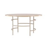 ESSTISCH COPENHAGEN Beige 140x140x74 cm - Beige, Holzwerkstoff (140/140/74cm) - FURNLUX