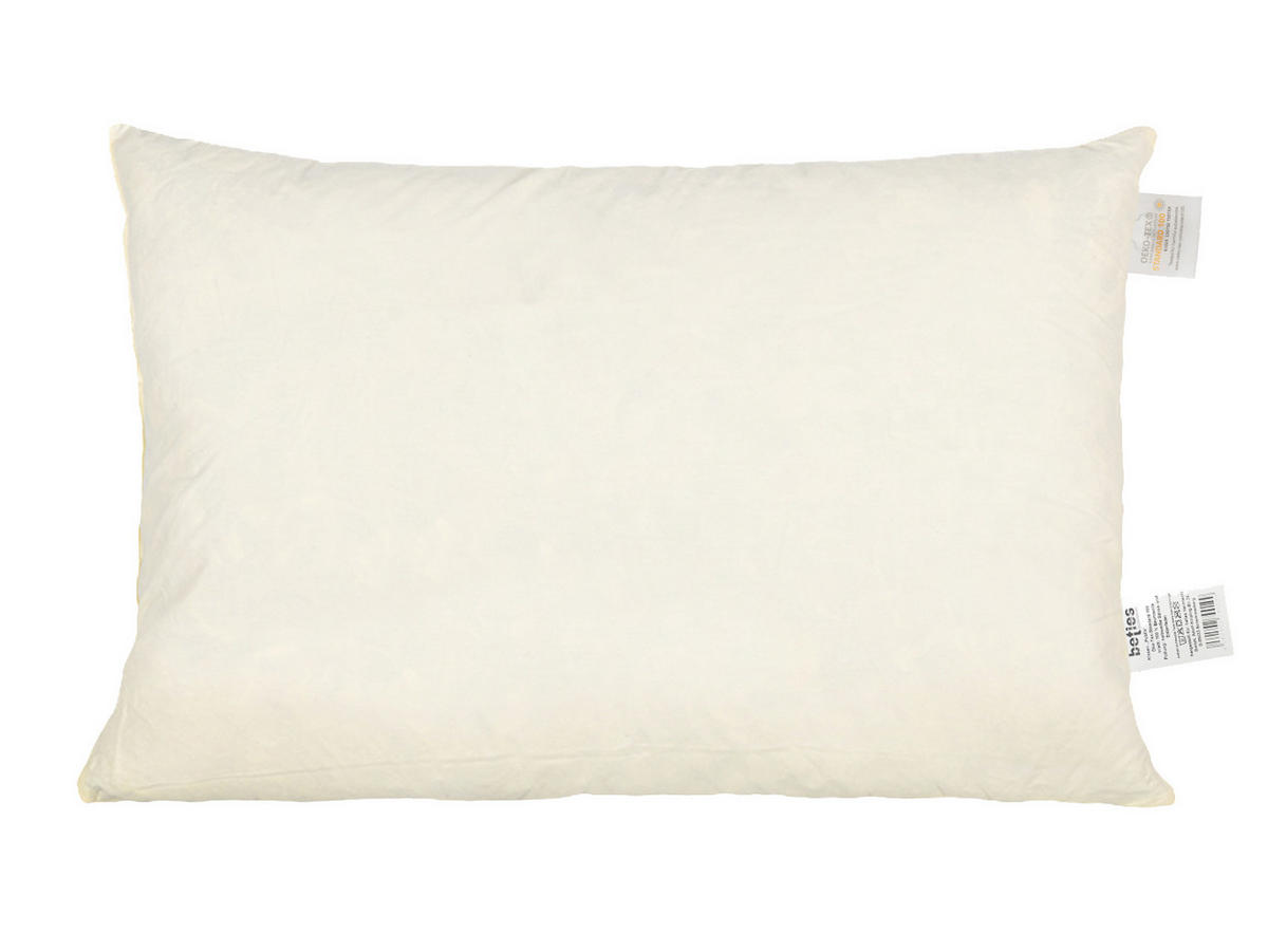 FEDERKISSEN Publik 40/60 cm - Creme, Textil (40/60cm) - beties Heimtextil