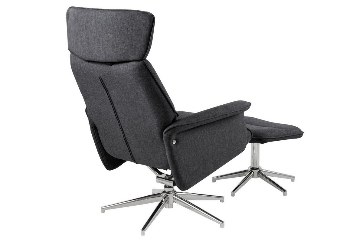 SESSEL dunkelgrau - Grau, Holzwerkstoff (74/110/111cm) - ebuy24