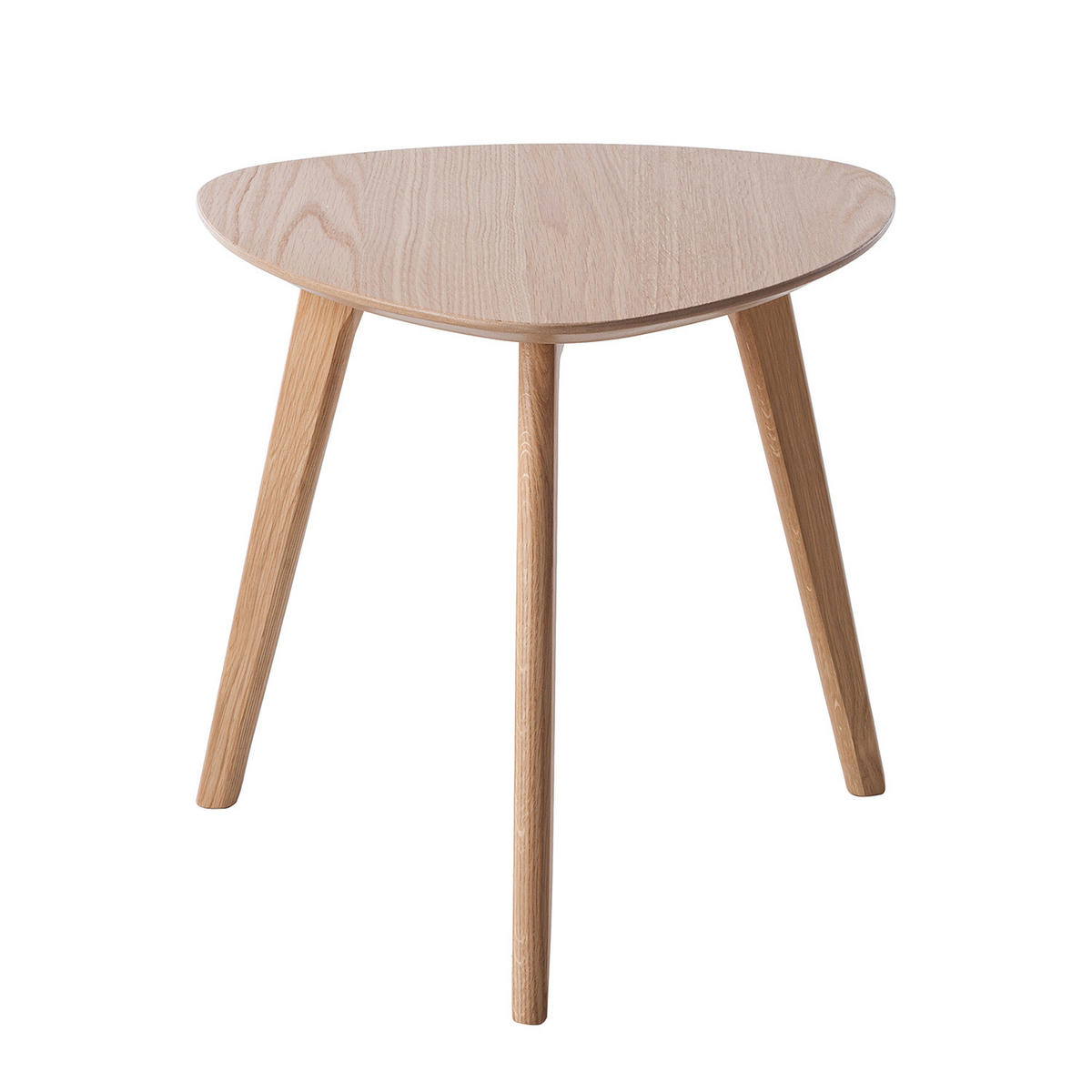BEISTELLTISCH - Eiche teilmassiv - Eichefarben, Holz/Holzwerkstoff (48/48/45cm) - home24
