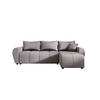 ECKSOFA MOLISA L Cosmic 160 Rechts mit Schlaffunktion - Grau, Textil (245/145cm) - Bedante