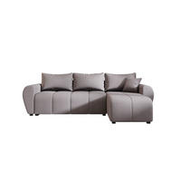 ECKSOFA MOLISA L Cosmic 160 Rechts mit Schlaffunktion - Grau, Textil (245/145cm) - Bedante