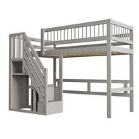 MASSIVHOLZBETT 90x200 Grau - Grau, Holz (90/200cm) - ComfortXL