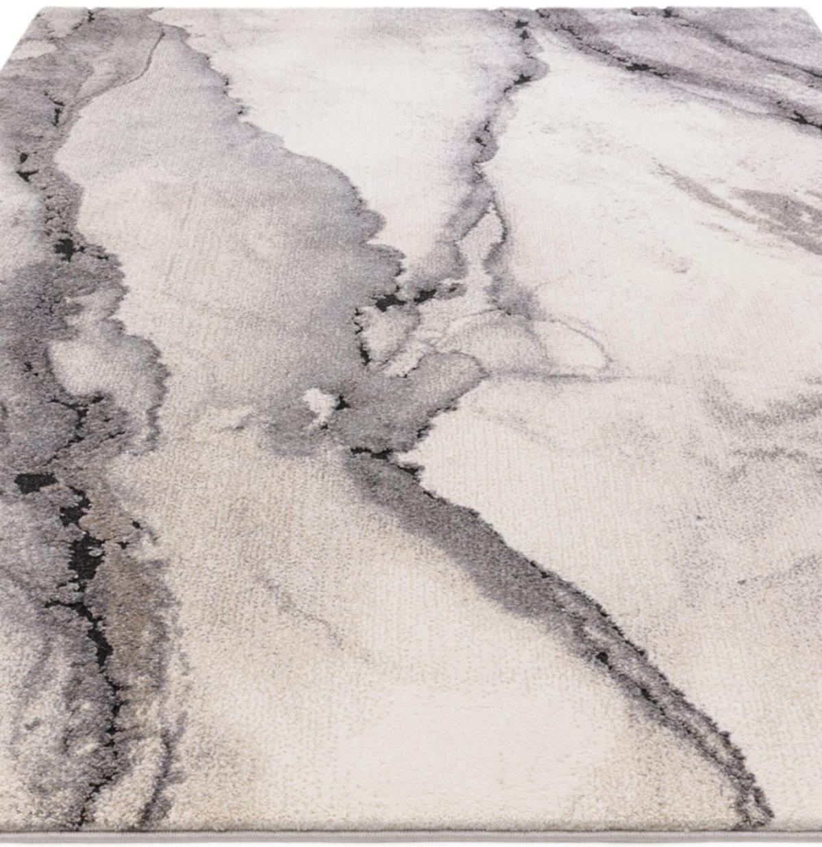 TEPPICH Flachgewebe HAVEN Grau 120 x 170 cm - Grau, Textil (120/170cm) - Novatrend