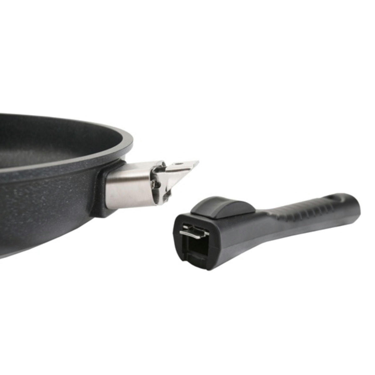 WOKPFANNE mit Deckel 30 cm GIGANT Newline für alle Herdarten - Schwarz, Metall (30cm) - BAF