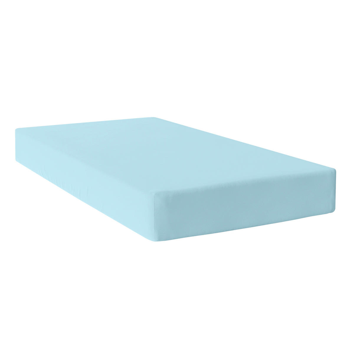 SPANNBETTTUCH basic 90x200x32 cm blau - Blau, Textil (90/200cm) - Happy Friday