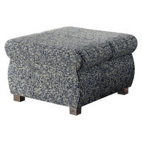 POLSTERHOCKER Bangkok Klein - Silberfarben/Multicolor, Holz/Kunststoff (60/39/60cm) - MIRJAN24