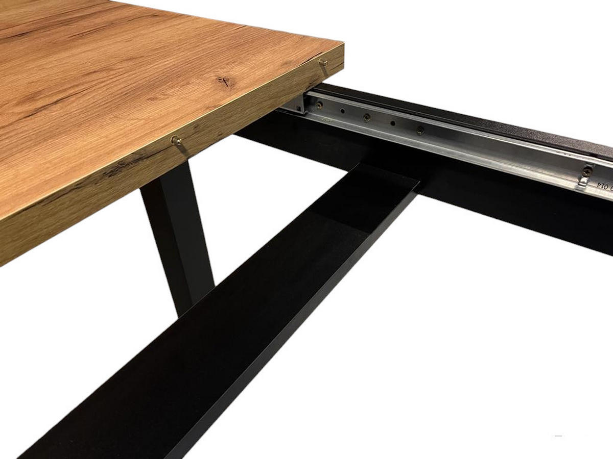 ESSTISCH Gold Eiche rechteckig ausziehbar 160-200x90 - Honigeiche, Holz/Holzwerkstoff (90/160/76cm) - SIMKAM Furniture