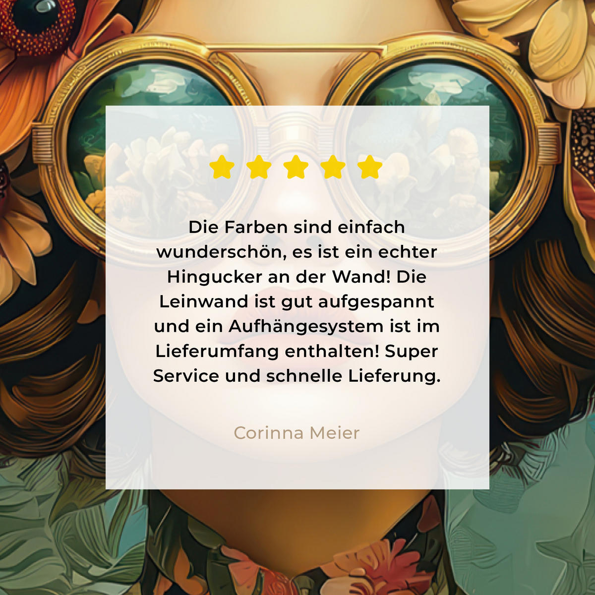 LEINWANDBILD Frau - Blumen - Schmetterlinge - Natur - Vintage Deko XXL 80x120 cm - Salbeigrün, Textil (80/120cm) - MuchoWow