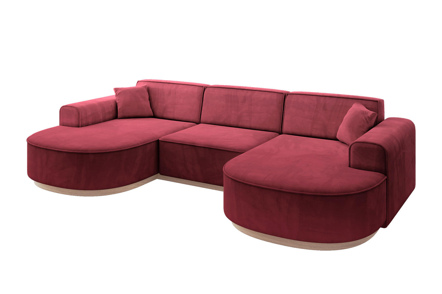 Altdecor Wohnlandschaft Bordeaux 303x83x171 cm