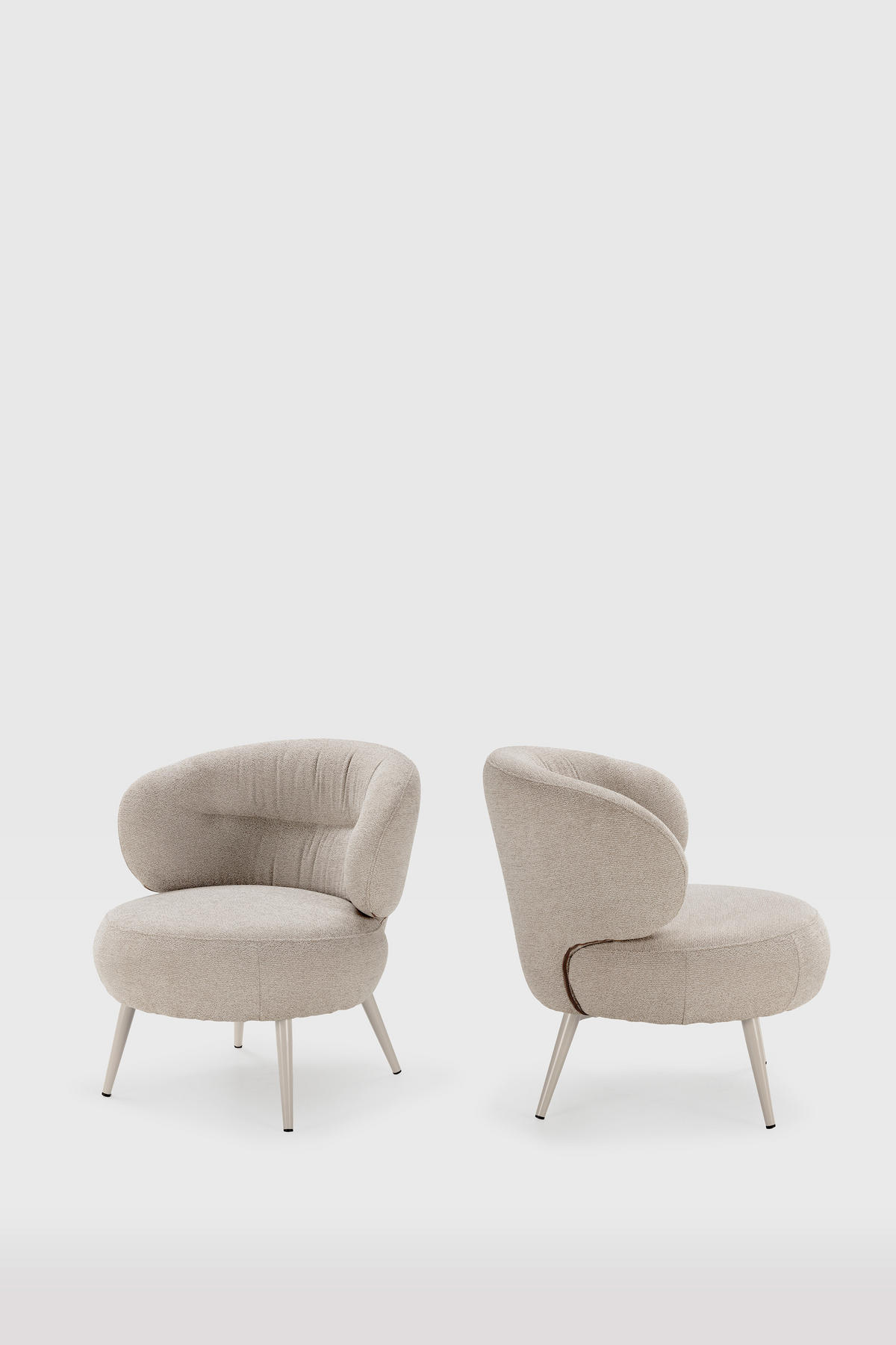 SESSEL Liva Beige 72/73/73 cm - Beige, Textil (73/73/72cm)