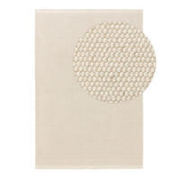 WOLLTEPPICH Rocco Weiß 200x300 cm - Weiß, Textil (200/300cm) - benuta Pure