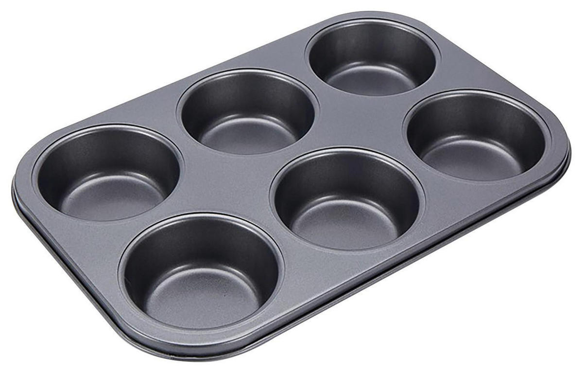 MUFFINFORM Bakery Grau - Grau, Metall (31.8/3.5/21.7cm) - Mömax