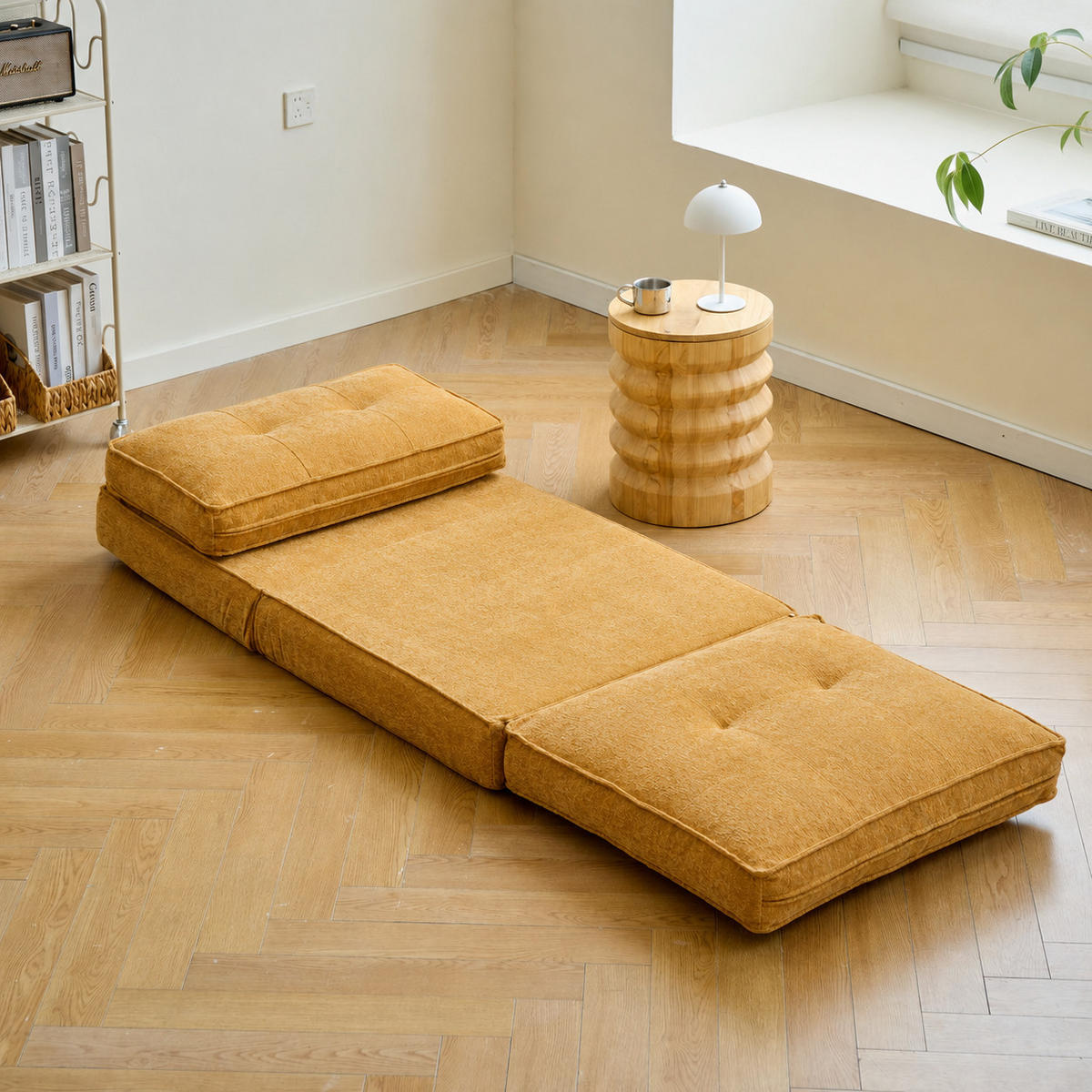 SCHLAFSESSEL Stoff Gelb - Gelb, Textil (71/67/85cm) - Nordlys
