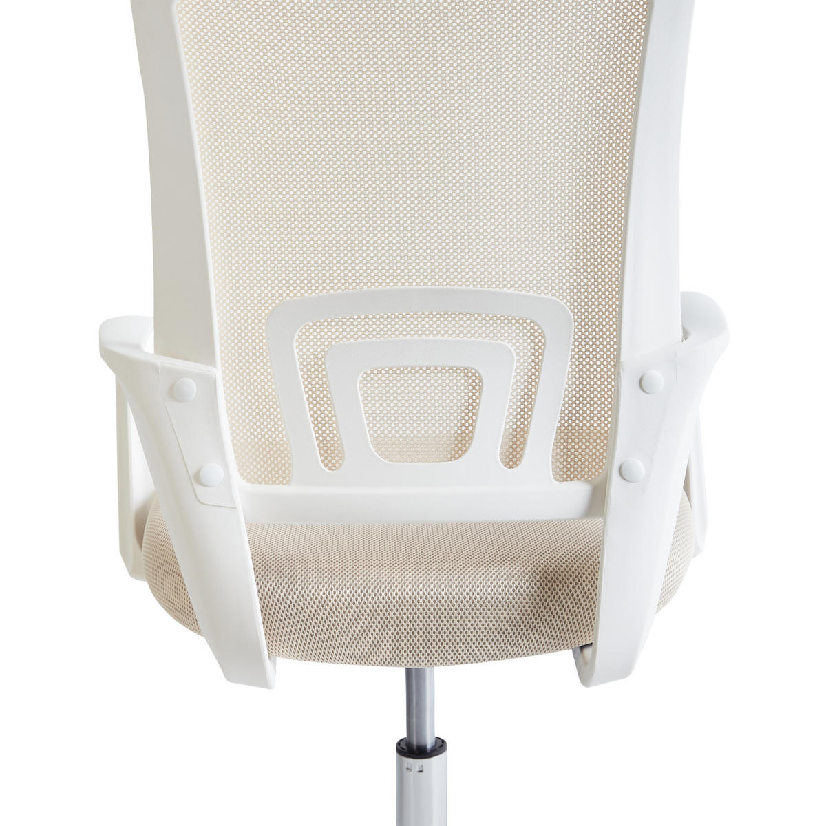 BÜROSTUHL Beige Solid - Beige, Textil (60/88/60cm) - Beliani