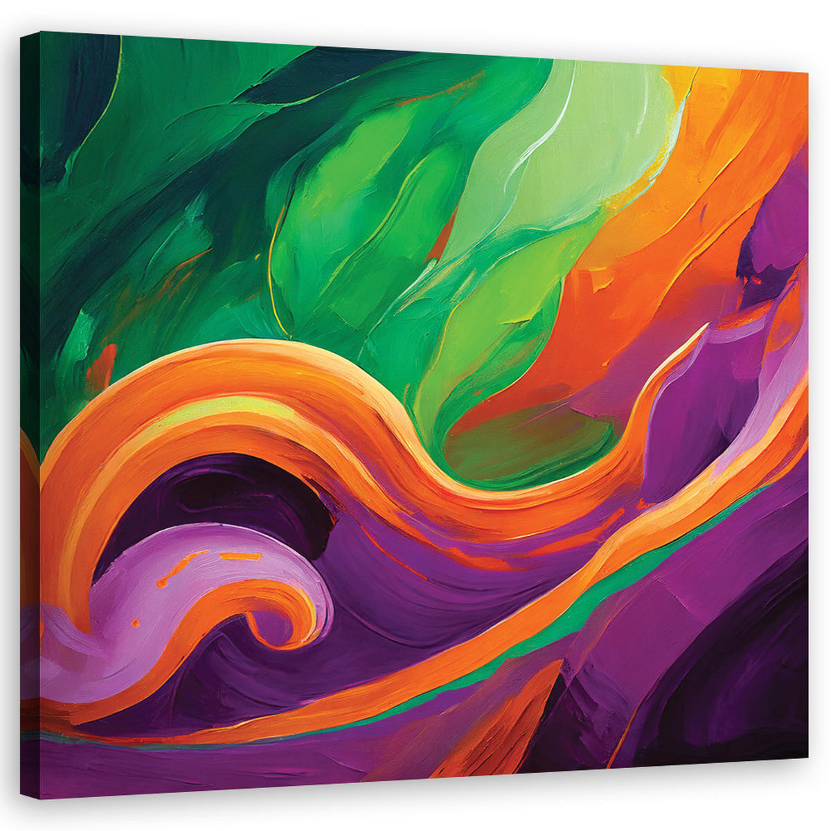 WANDBILD bunte abstraktion - Multicolor, Textil (30/30cm) - Feeby