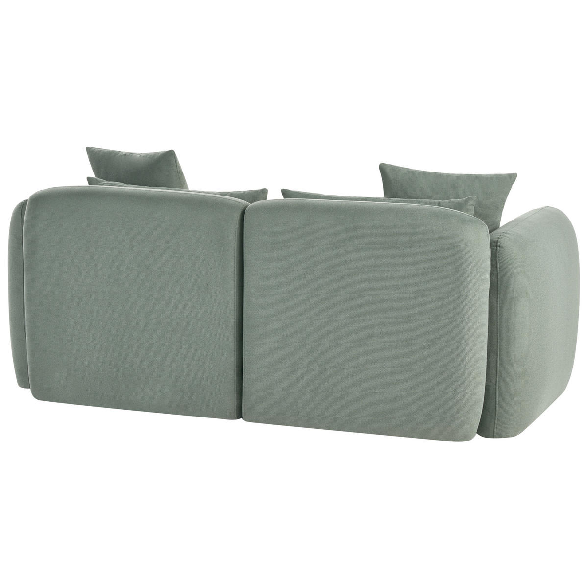 POHOVKA 3-místná Látka Světle zelená Ekenes - světle zelená, textil (182/72/90cm) - Beliani