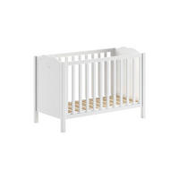 BABYBETT 60x120 Kamila Weiß Kiefer höhenverstellbar - Weiß, Holz (60/120cm) - 58aufmkessel