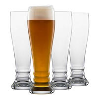 WEIZENBIERGLÄSER BAVARIA Beer Basic transparent 0,5 Liter 4er Set - Transparent, Glas (0.5L) - Schott Zwiesel