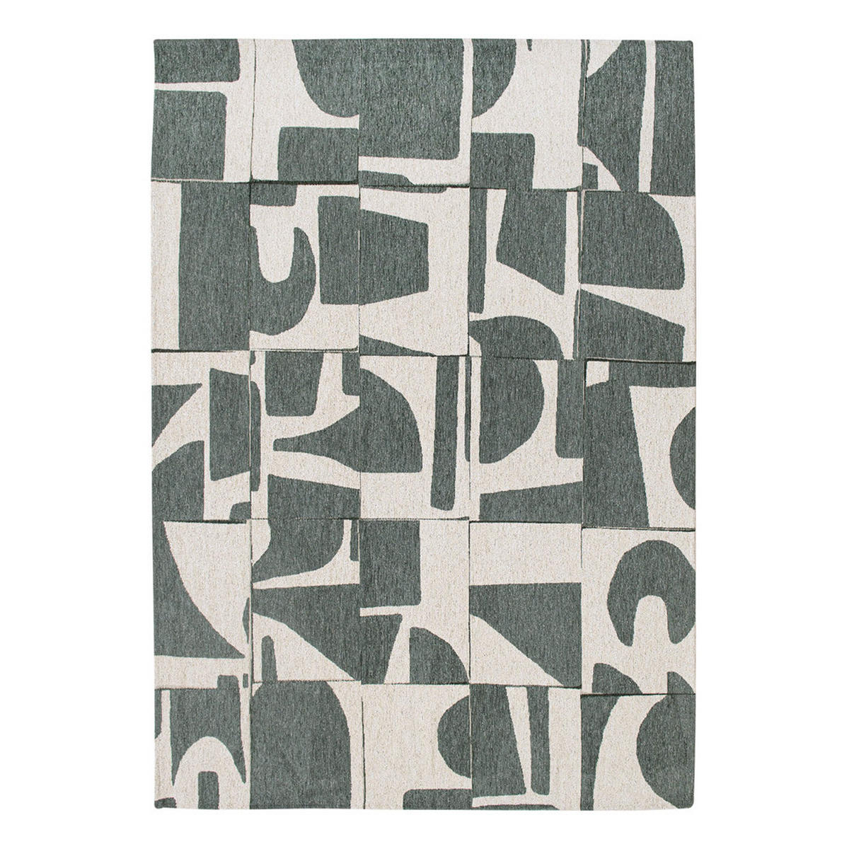 TEPPICH Sea Spray Craft 80/150 cm - Grün, Textil (80/150cm) - Louis De Poortere