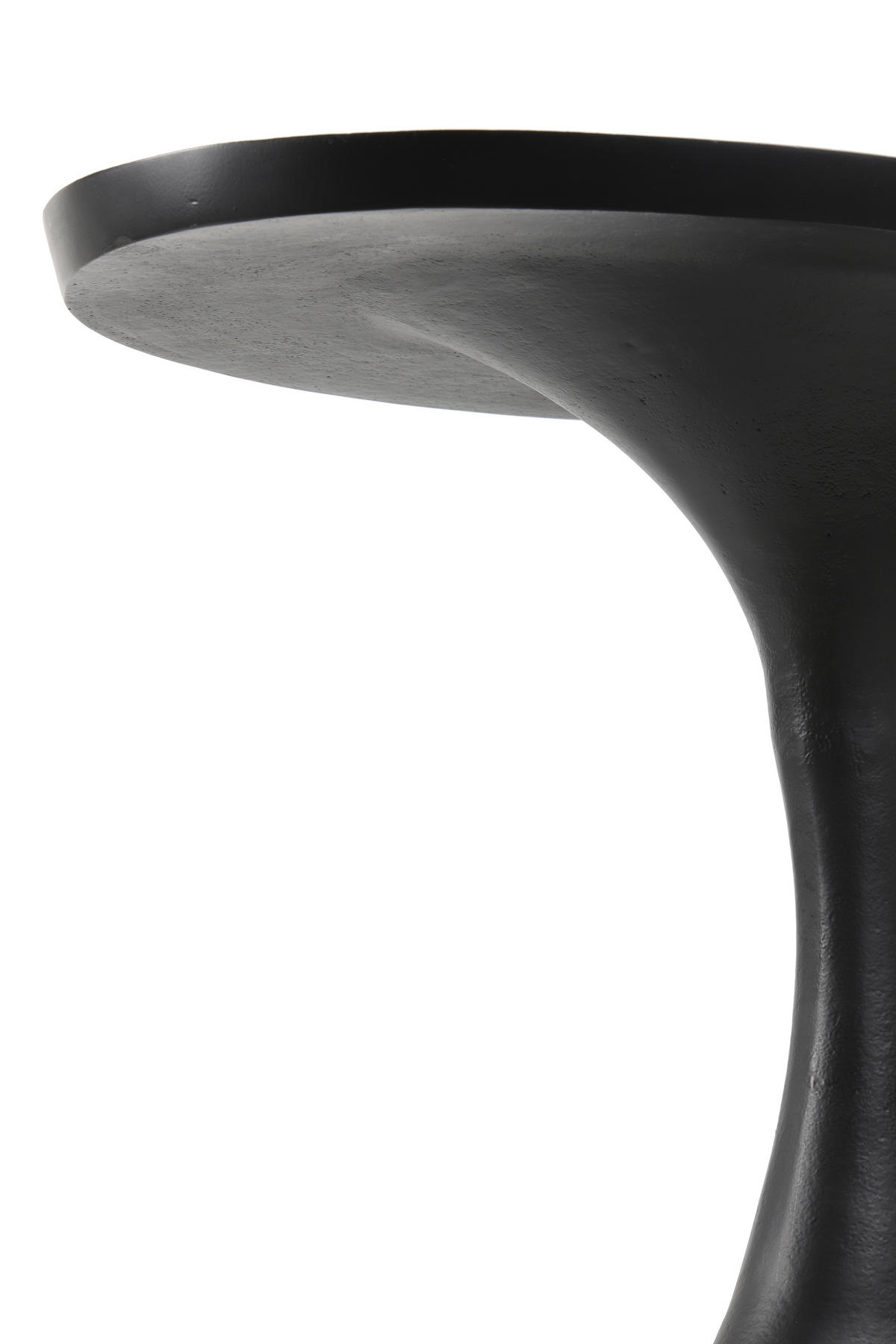 BEISTELLTISCH Macau Schwarz 40/33/55 cm - Schwarz, Metall (40/33/55cm) - Light & Living