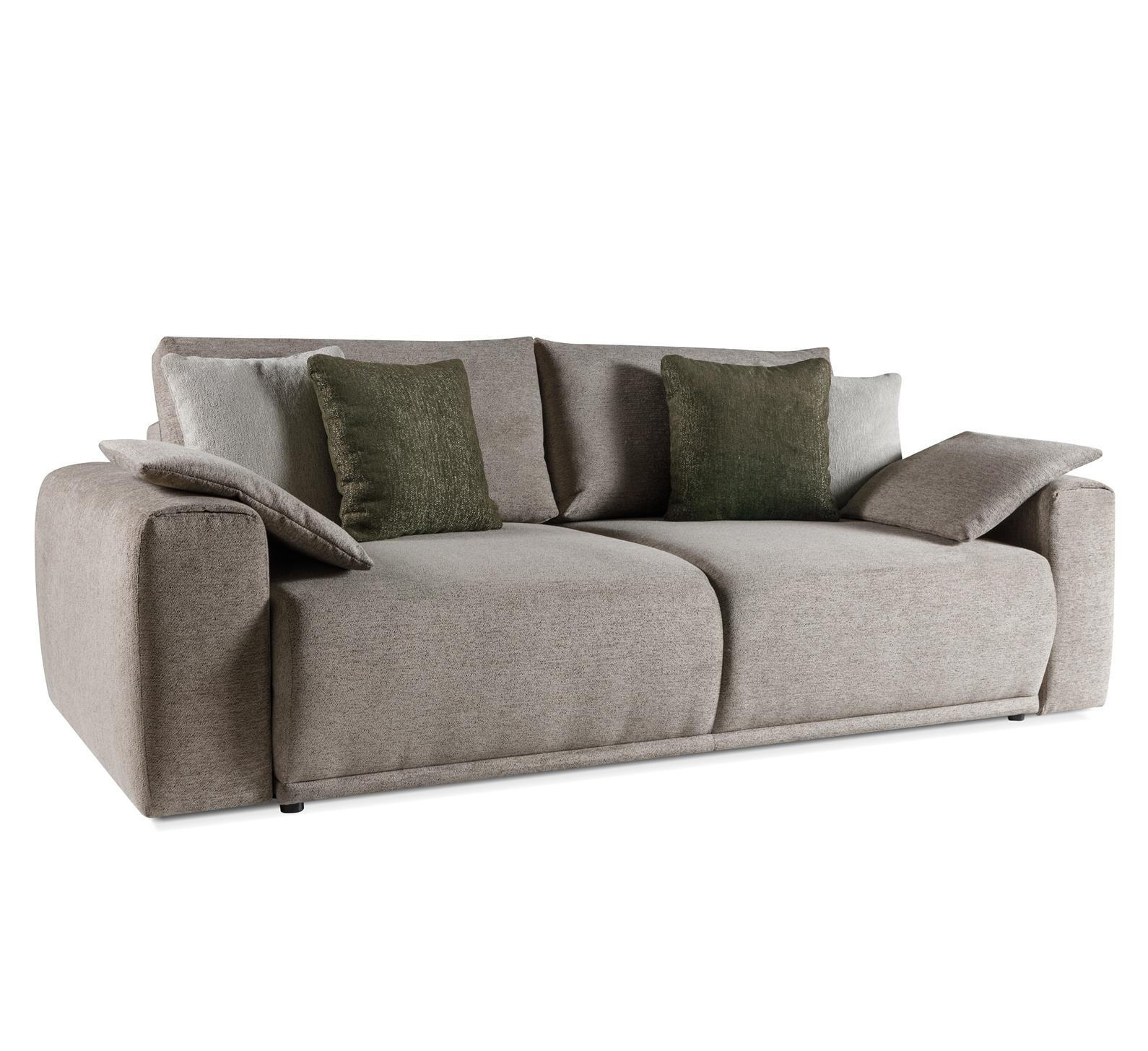 Bettso Sofa Beige 256x100x120 cm